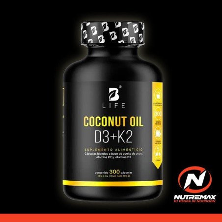 Coconut Oil D3+K2 300 Caps