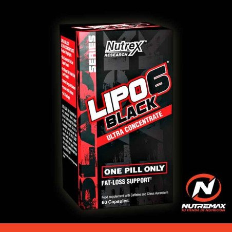 LIPO 6 BLACK ULTRA CONCENTRATE  60 capsulas*