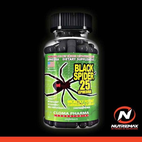 BLACK SPIDER 25  100 Capsulas