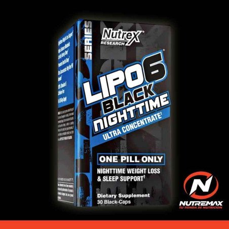LIPO 6 BLACK NIGHT TIME ULTRA CONCENTRATE 30 caps