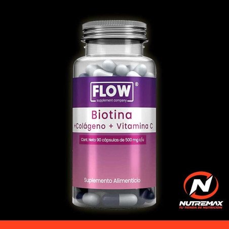 BIOTINA + COLAGENO + VITAMINA C 90 Capsulas