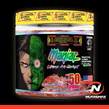 MANIAC XTREME PRE-WORKOUT 300 grs